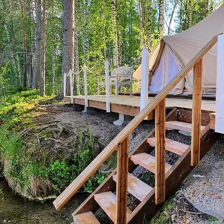 Luksusteltta Omalla Uimarannalla Luxury tent *