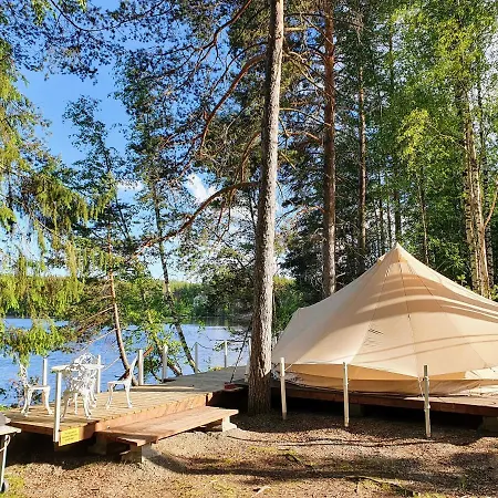 Luksusteltta Omalla Uimarannalla Jyväskylä