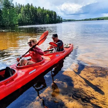 Luxusní stan Luksusteltta Omalla Uimarannalla *